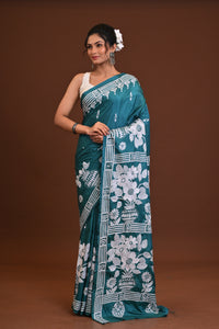 Blended Silk Kantha Saree