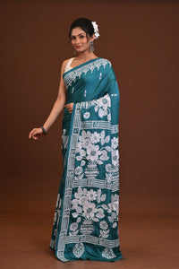 Blended Silk Kantha Saree