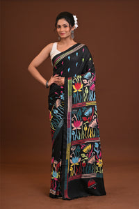 Blended Silk Kantha Saree