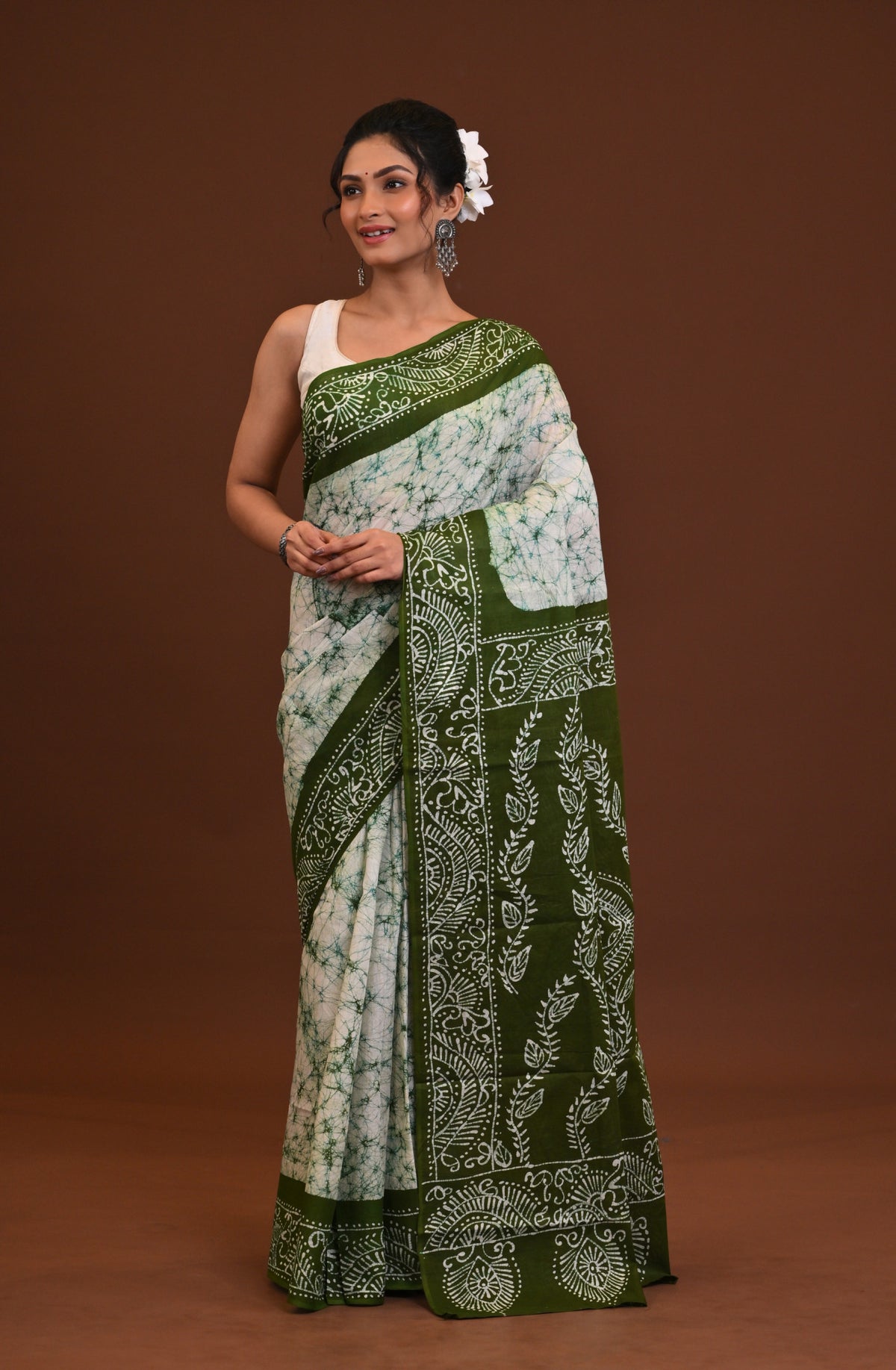 Hand Batik Saree