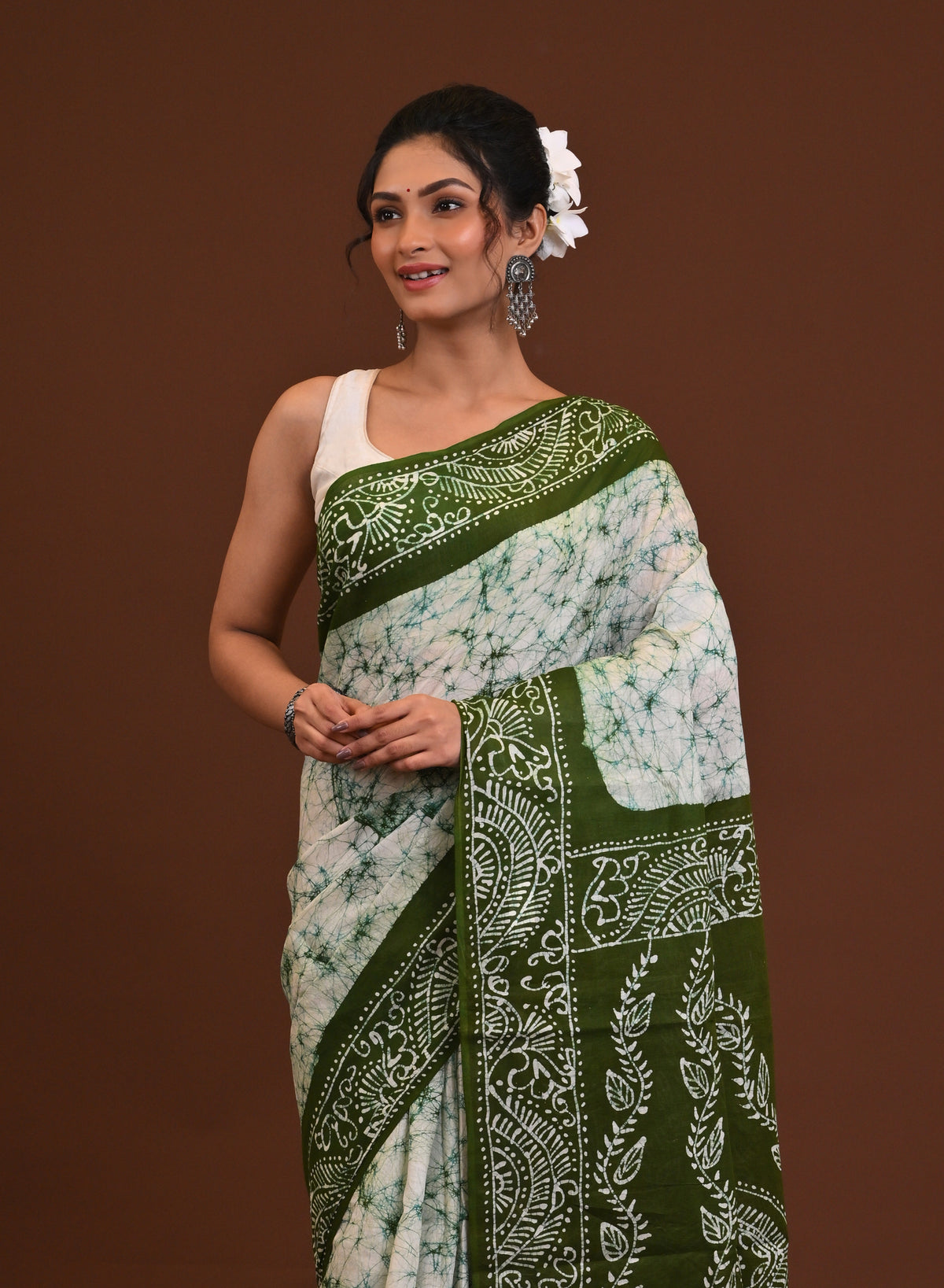 Hand Batik Saree