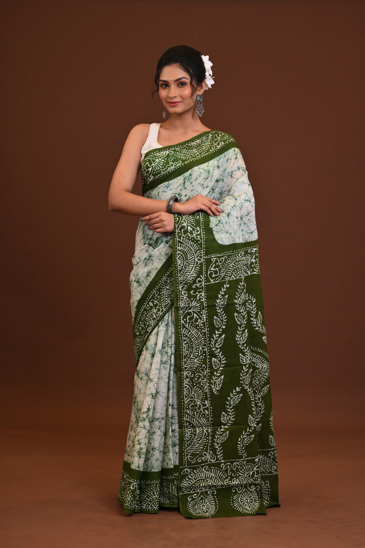 Hand Batik Saree