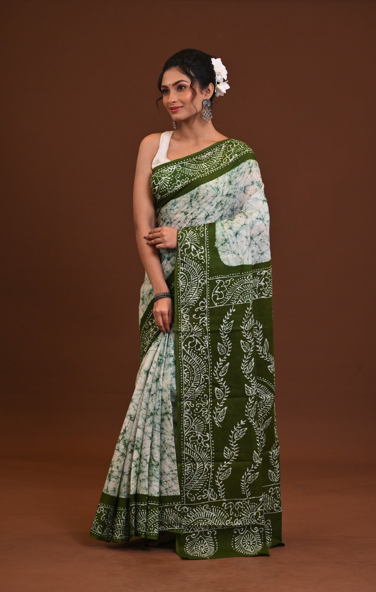 Hand Batik Saree