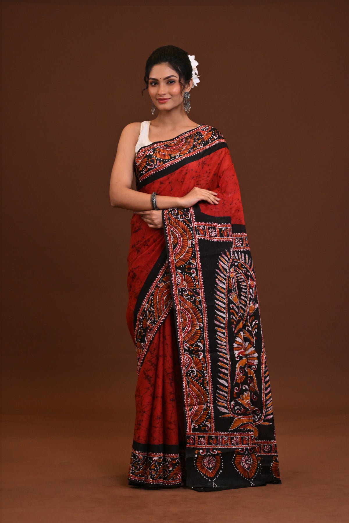 Hand Batik Saree