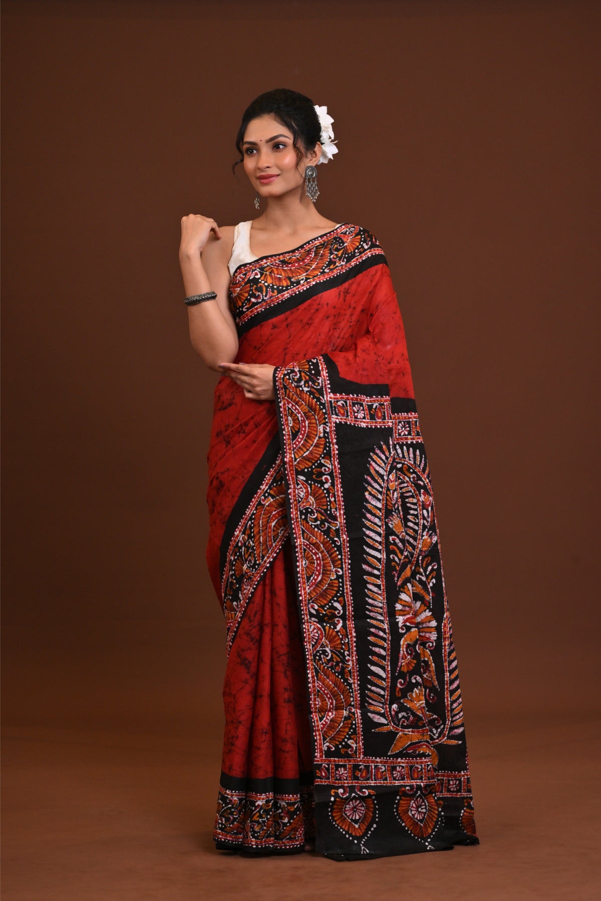 Hand Batik Saree
