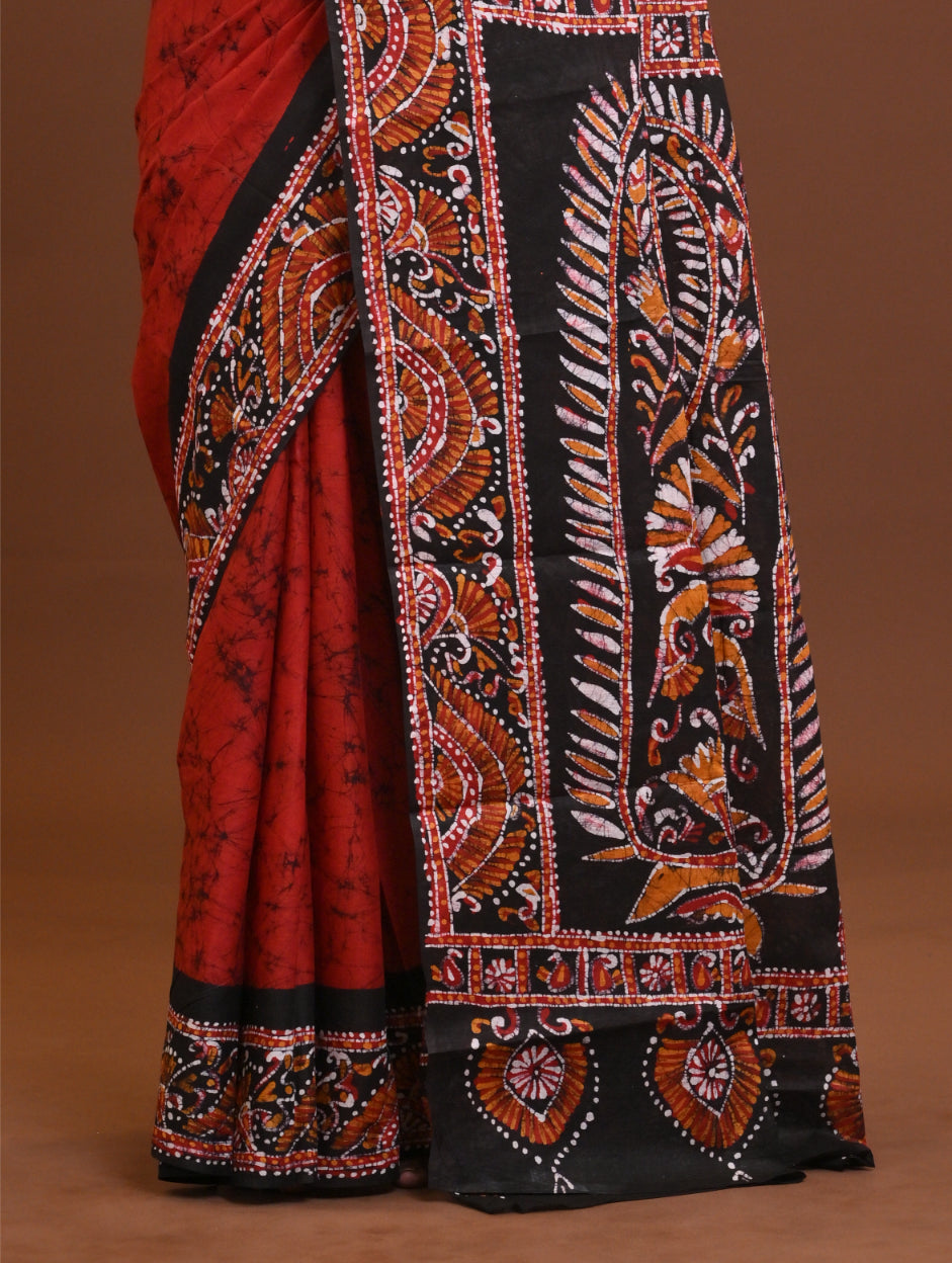 Hand Batik Saree
