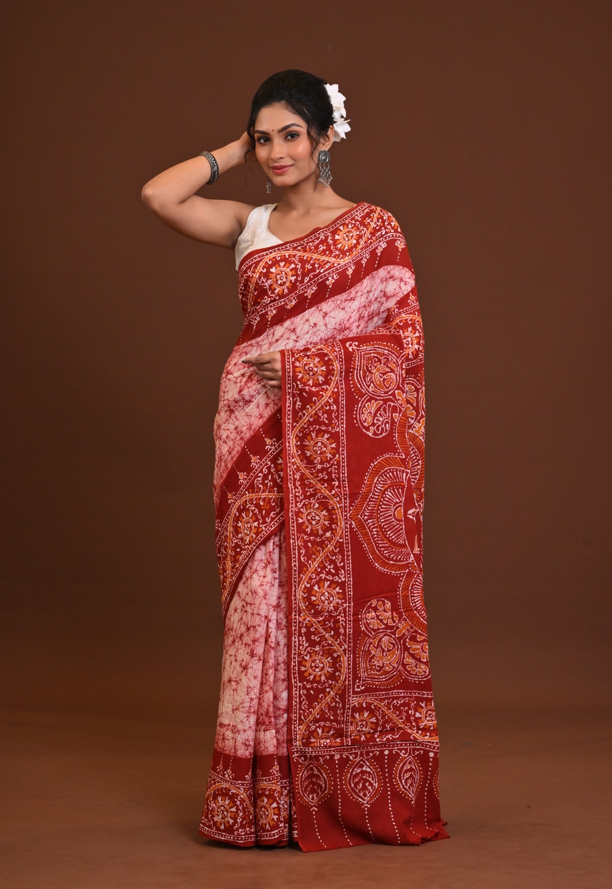 Hand Batik Saree