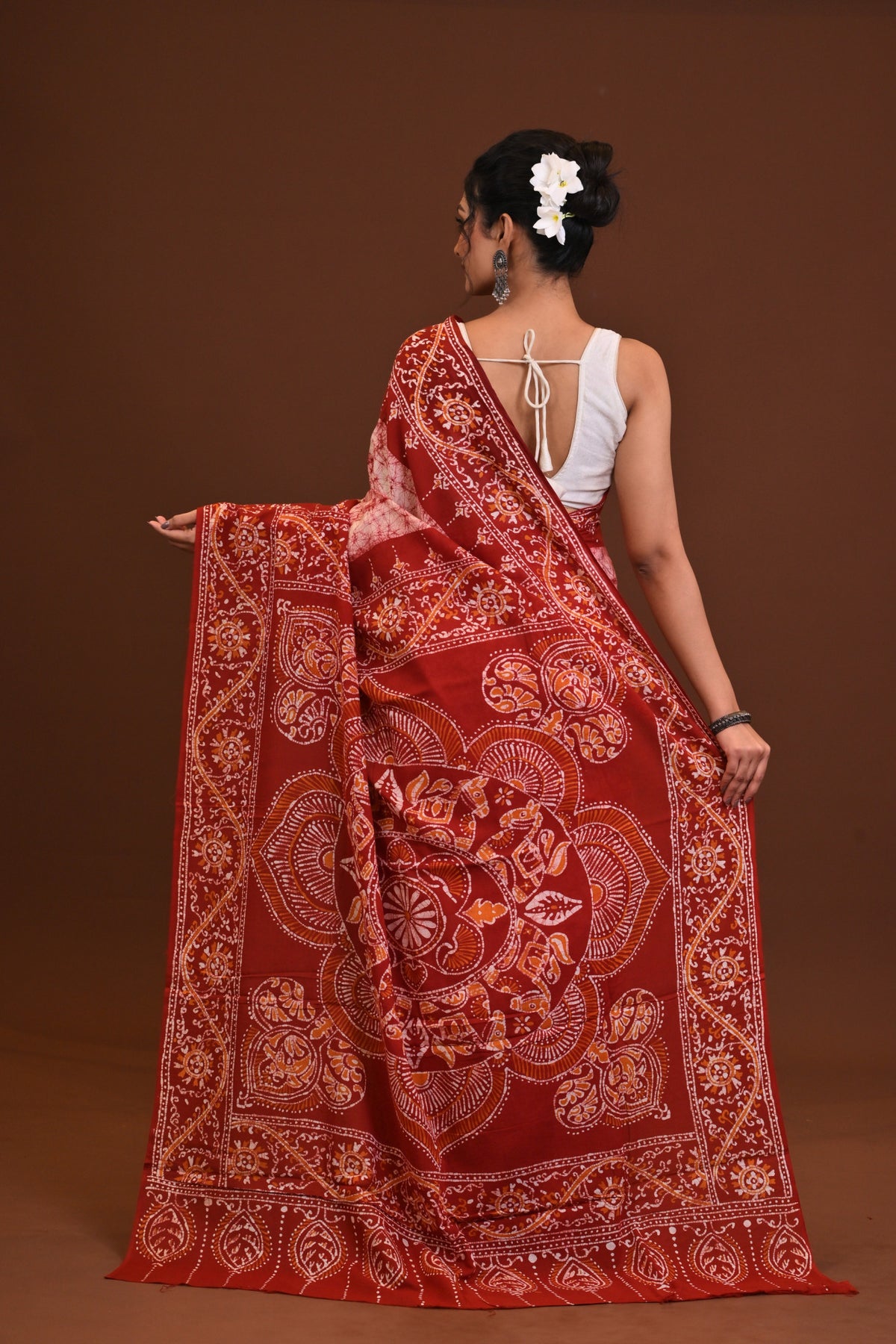 Hand Batik Saree