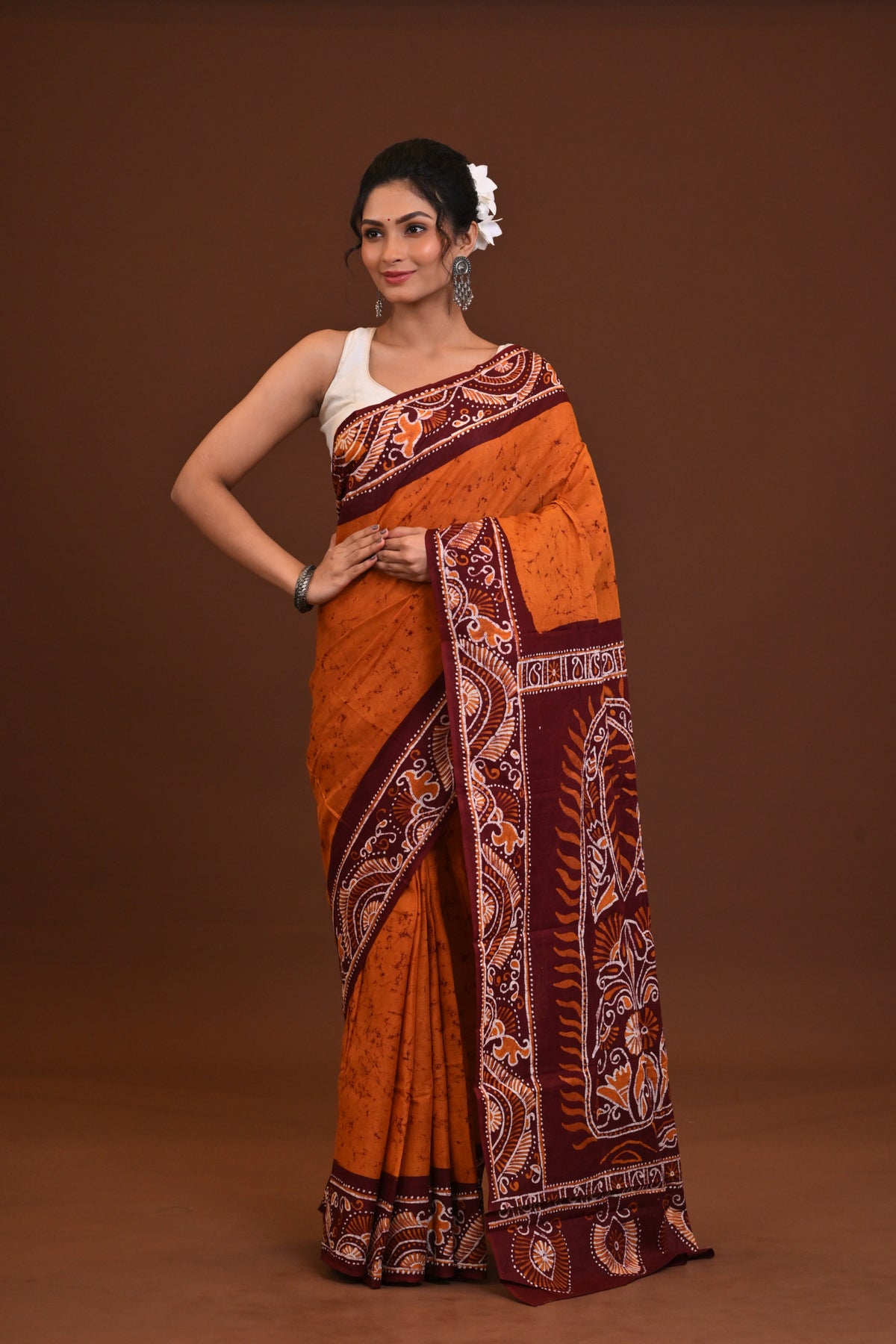 Hand Batik Saree