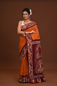 Hand Batik Saree