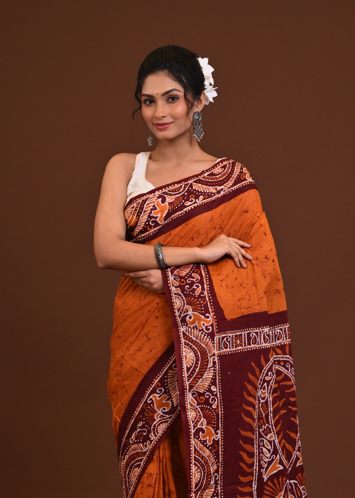Hand Batik Saree