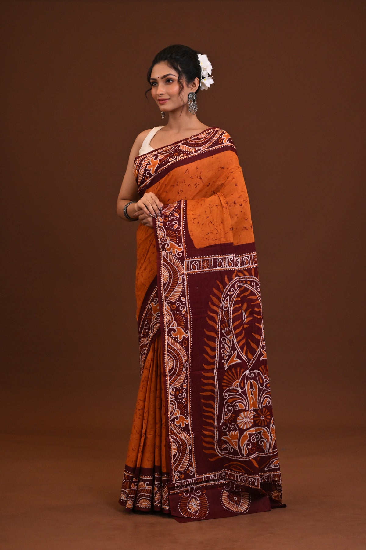 Hand Batik Saree