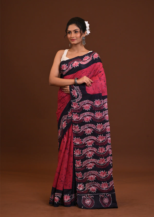 Hand Batik Saree