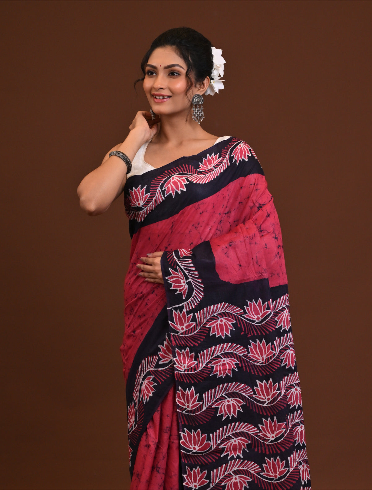 Hand Batik Saree