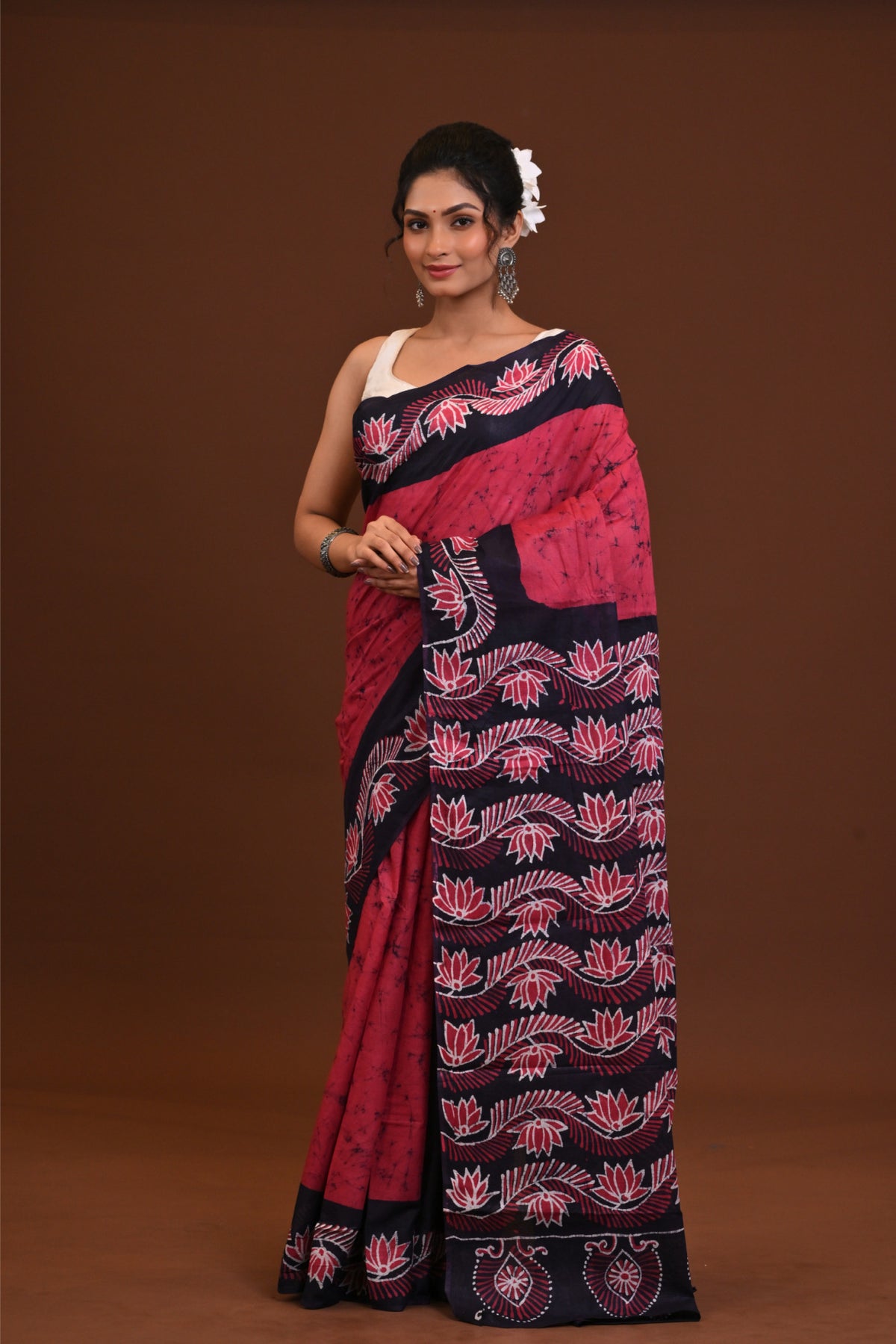 Hand Batik Saree