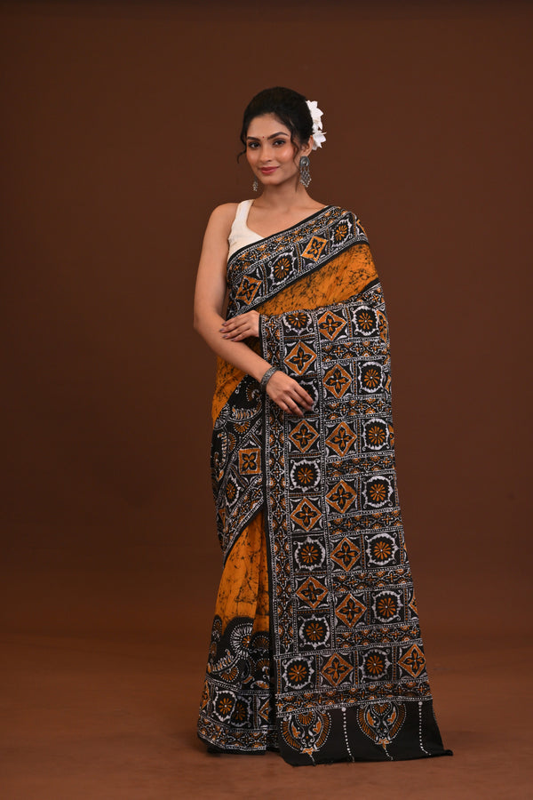Hand Batik Saree