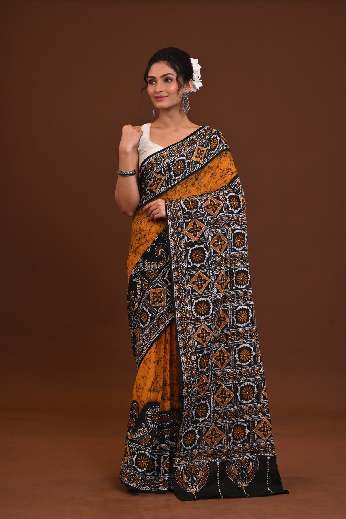 Hand Batik Saree