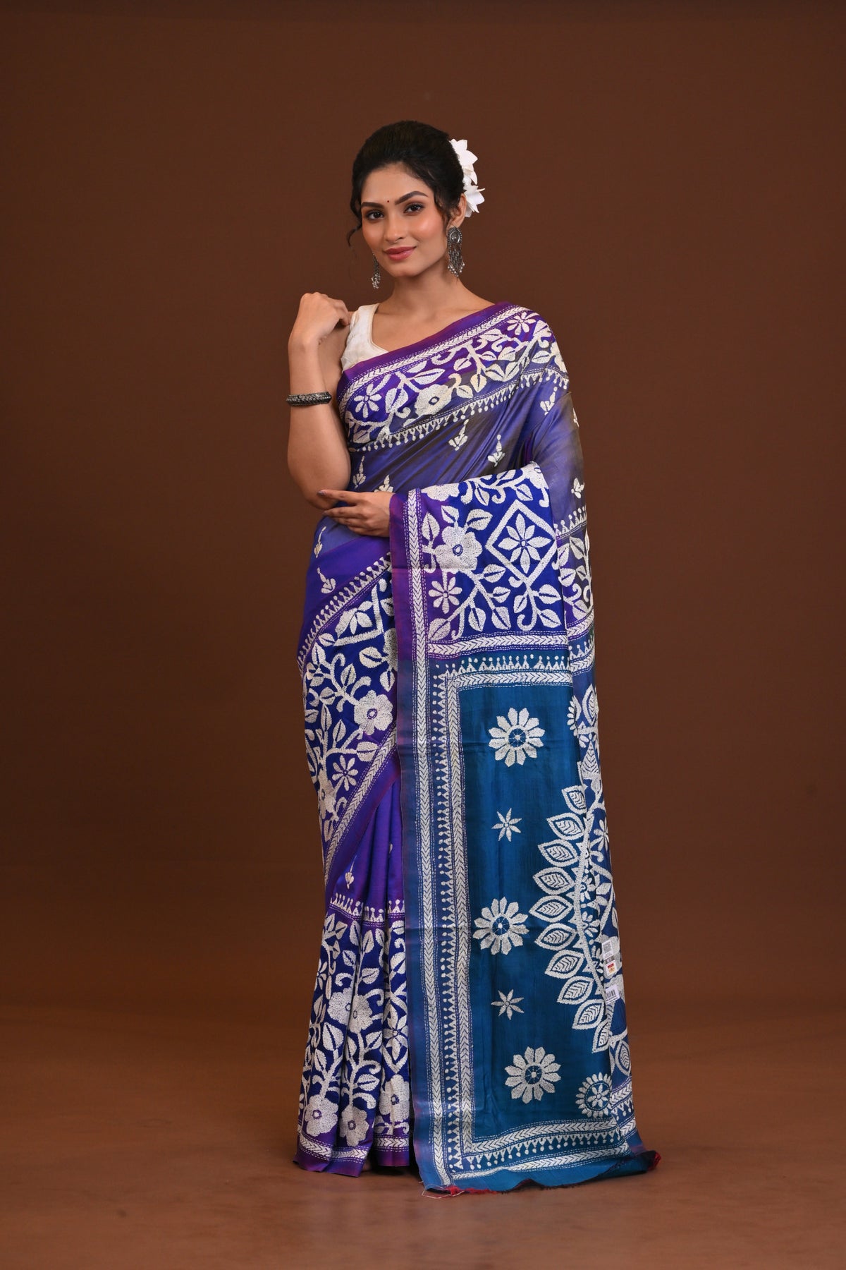 Gachi Silk Kantha Saree