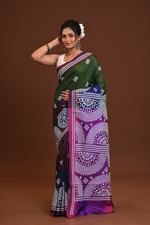 Gachi Silk Kantha Saree
