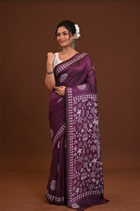 Blended Silk Kantha Saree