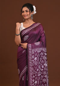 Blended Silk Kantha Saree
