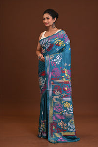 Blended Silk Kantha Saree