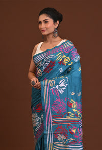 Blended Silk Kantha Saree