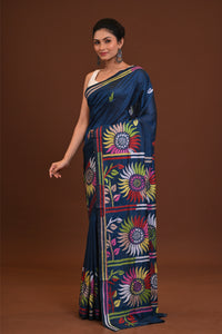 Blended Silk Kantha Saree