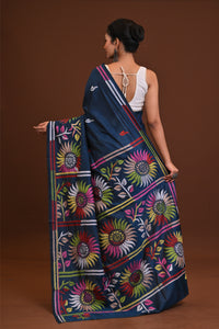 Blended Silk Kantha Saree