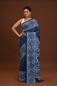 Blended Silk Kantha Saree