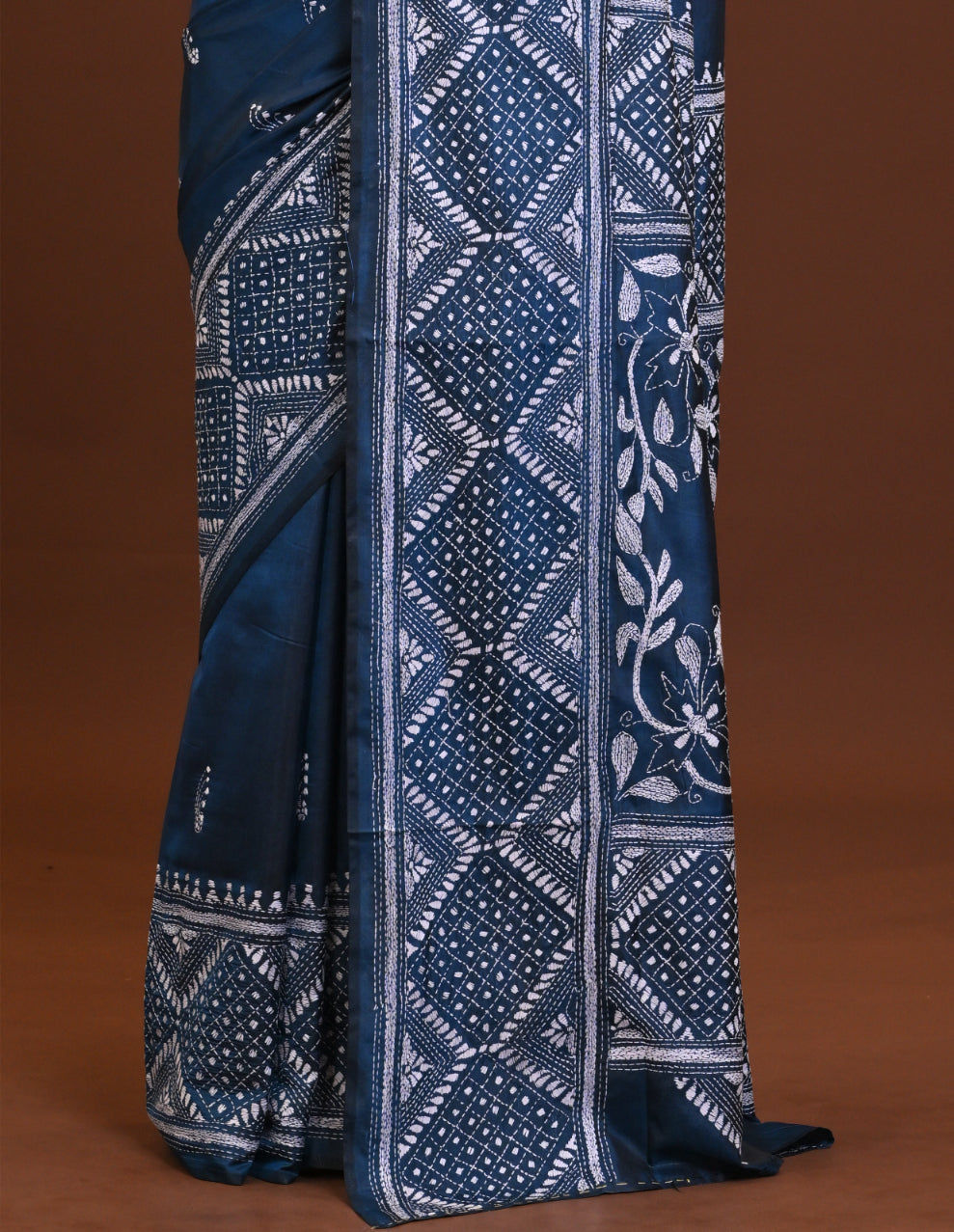 Blended Silk Kantha Saree