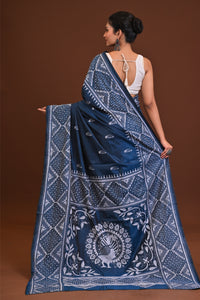 Blended Silk Kantha Saree