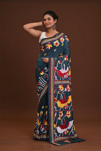 Blended Silk Kantha Saree