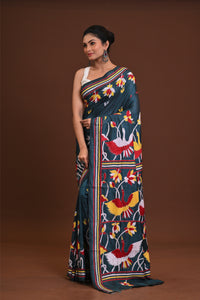 Blended Silk Kantha Saree