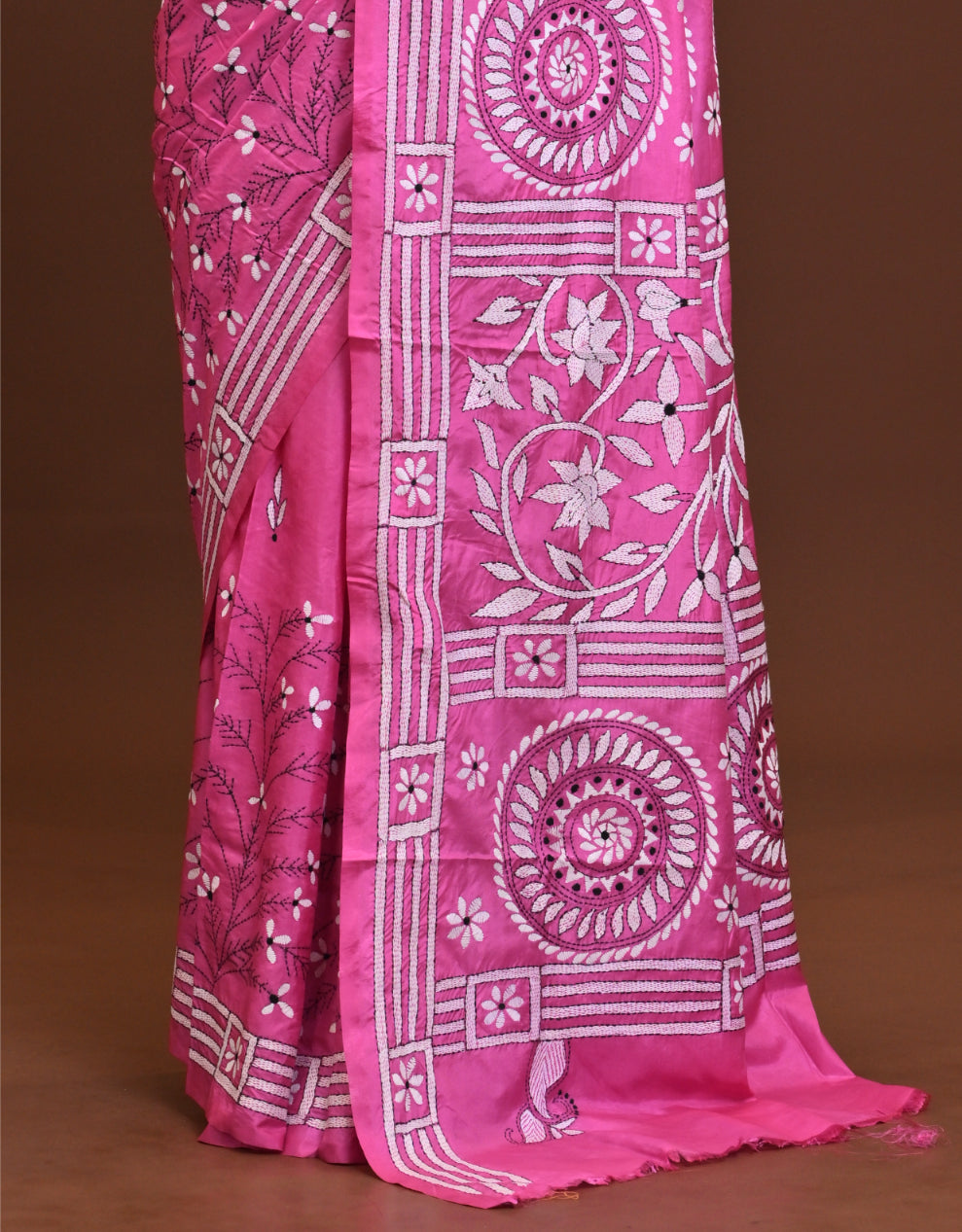 Blended Silk Kantha Saree