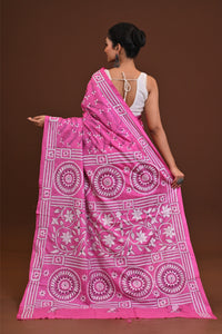 Blended Silk Kantha Saree