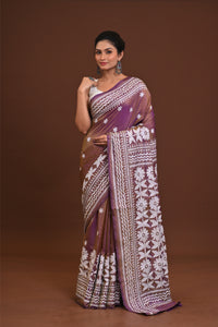 Blended Silk Kantha Saree