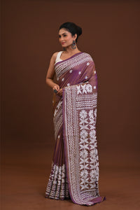 Blended Silk Kantha Saree