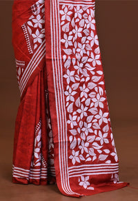 Blended Silk Kantha Saree