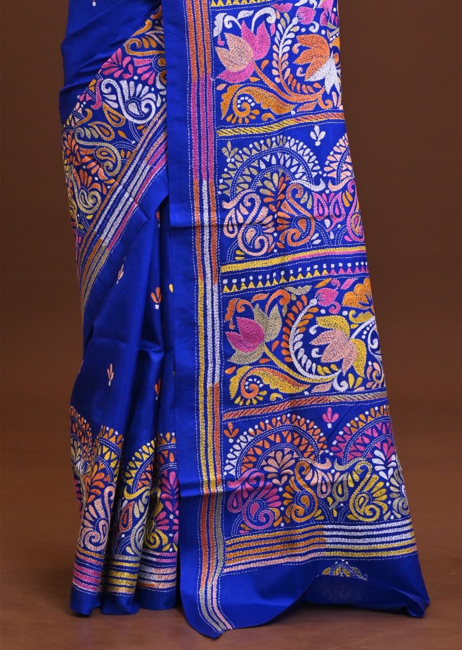 Pure Silk Kantha Saree