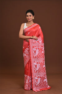 Blended Silk Kantha Saree