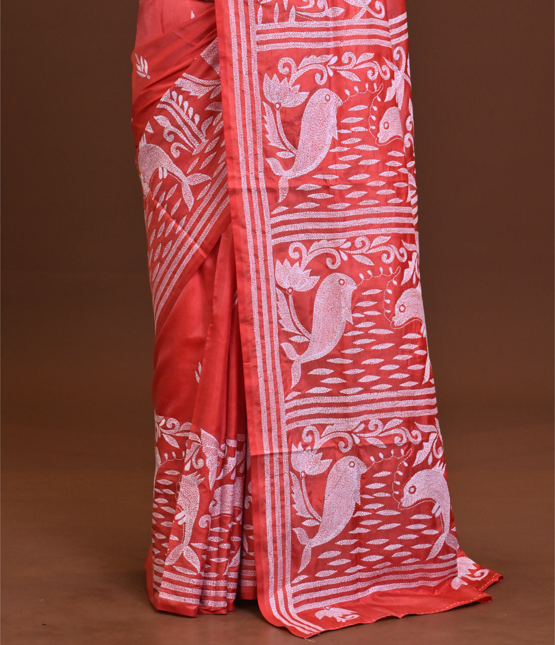 Blended Silk Kantha Saree