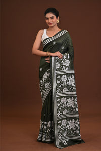 Blended Silk Kantha Saree