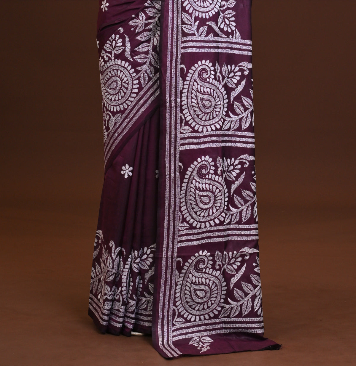Blended Silk Kantha Saree