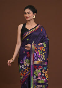 Blended Silk Kantha Saree