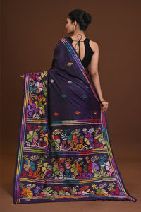 Blended Silk Kantha Saree