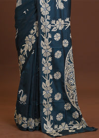 Blended Silk Kantha Saree