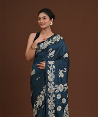 Blended Silk Kantha Saree