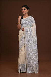 Pure Silk Kantha Saree