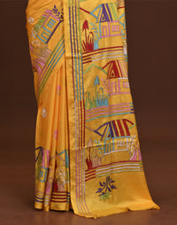 Blended Silk Kantha Saree
